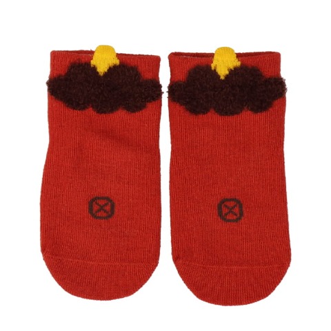 ベビー 3足組ショートクルーソックス（9～15cm HugChum Friends）
