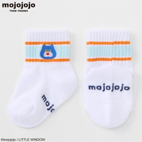 ベビー　ショートクルーソックス（9～15cm　mojojojo）