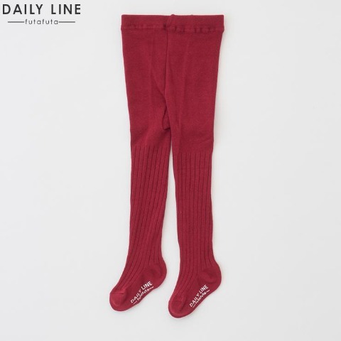 ベビー　タイツ（65～85cm・DAILY LINE） レッド 201