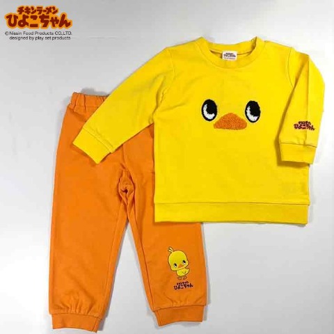 ベビー　半袖パジャマ（80～95cm・チキンラーメンひよこちゃん）