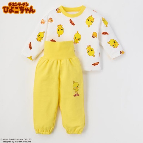 ベビー　長袖パジャマ（80～95cm・チキンラーメンひよこちゃん）