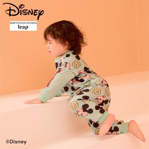 ベビー　パジャマ（80～95cm　Disney/leap）