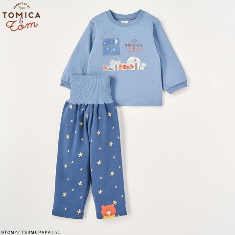 ベビー　パジャマ（80-95cm・トミカとトム）