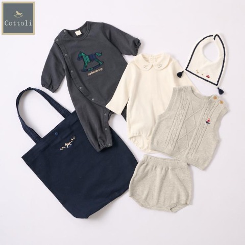 福袋6点セット（70・80cm・Cottoli）