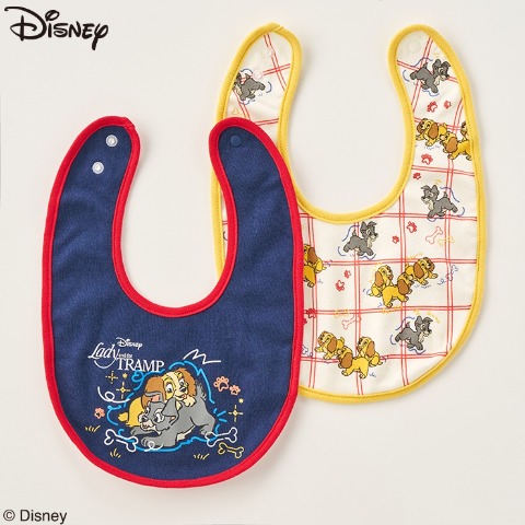 ベビー　2枚組スタイ (50-80cm　Disney)