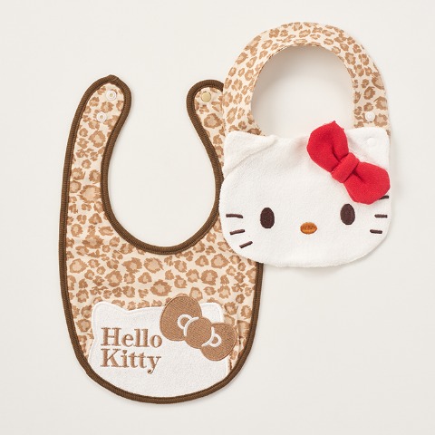 ベビー　２枚組スタイ（50～80cm・ハローキティ）