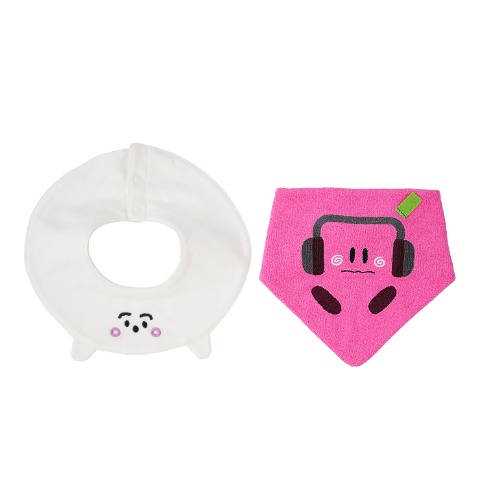 ベビー　２枚組スタイ（50～80cm・シナぷしゅ）