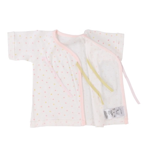 新生児　2枚組短肌着（50-60cm　Birthday+）