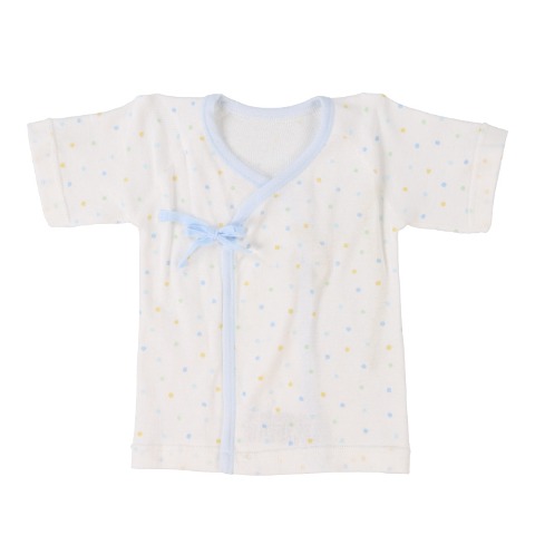新生児　2枚組短肌着（50-60cm　Birthday+）