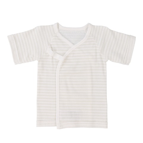 新生児　2枚組　短肌着（50-60cm　Birthday+）