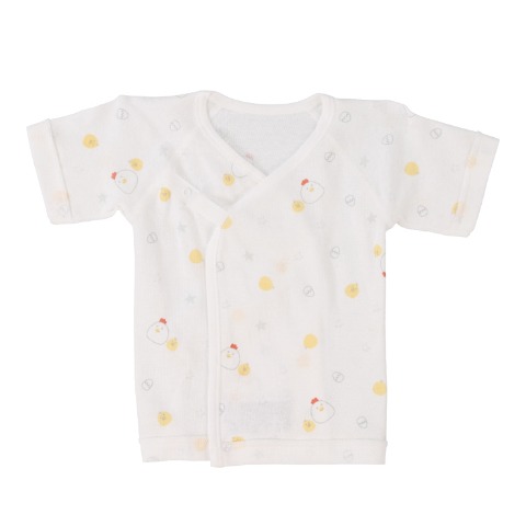 新生児　2枚組短肌着（50-60cm　Birthday+）