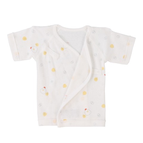 新生児　2枚組短肌着（50-60cm　Birthday+）