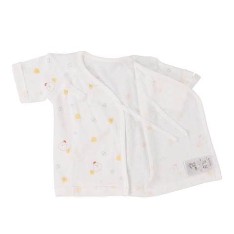 新生児　2枚組短肌着（50-60cm　Birthday+）