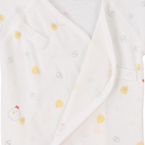 新生児　2枚組短肌着（50-60cm　Birthday+）