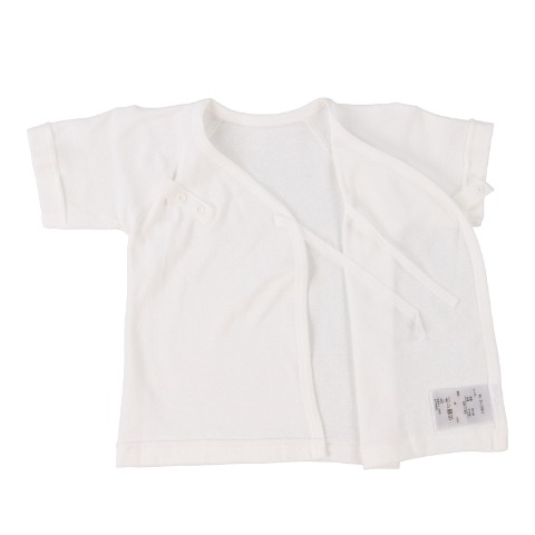 新生児　2枚組短肌着（50-60cm　Birthday+）