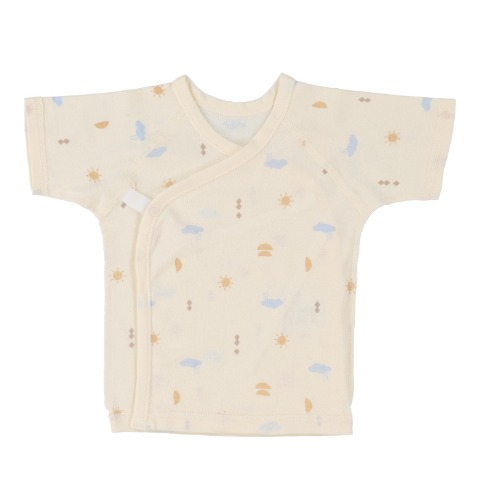 新生児　2枚組短肌着　（50～60cm）