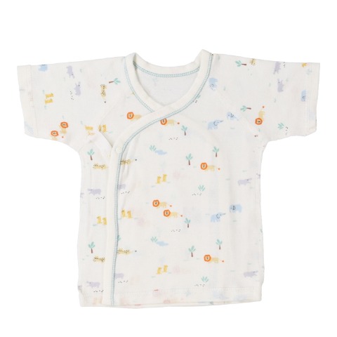 新生児　2枚組短肌着　（50～60cm）