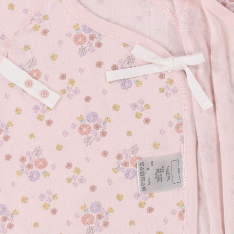 新生児　2枚組短肌着　（50～60cm）