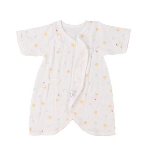 新生児　2枚組コンビ肌着（50-60cm　Birthday+）