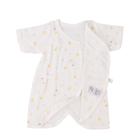 新生児　2枚組コンビ肌着（50-60cm　Birthday+）