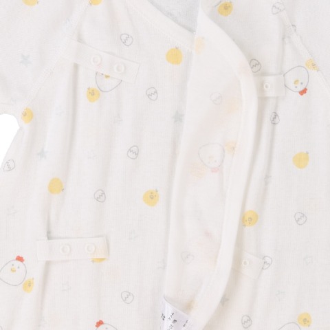 新生児　2枚組コンビ肌着（50-60cm　Birthday+）
