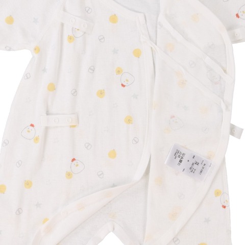新生児　2枚組コンビ肌着（50-60cm　Birthday+）