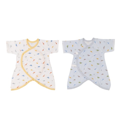 新生児　2枚組コンビ肌着　（50～60cm）