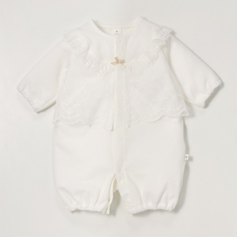新生児　兼用ドレス（50～60㎝・Cottoli）