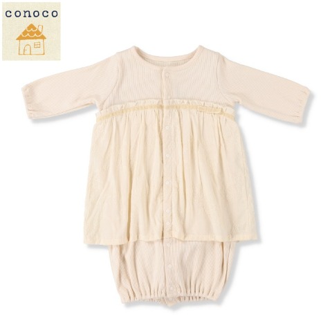 新生児　兼用ドレス（50-70㎝　conoco）