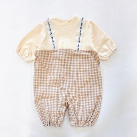新生児　長袖兼用ドレス（50～60cm・Cottoli）