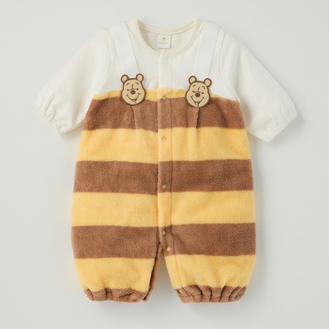 新生児　長袖兼用ドレス（50～60cm・Cottoli/Disney）