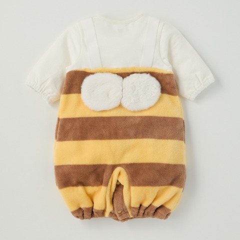 新生児　長袖兼用ドレス（50～60cm・Cottoli/Disney）