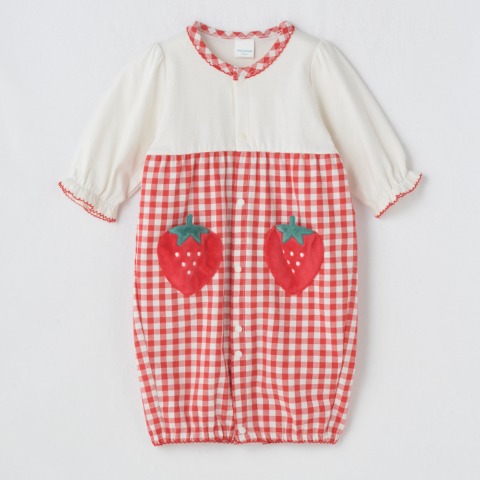 新生児　兼用ドレス（50～70cm・HugChumFriends）