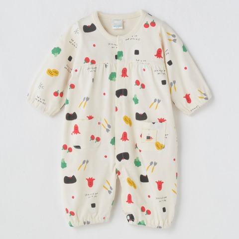 新生児　兼用ドレス（50～70cm・HugChumFriends）