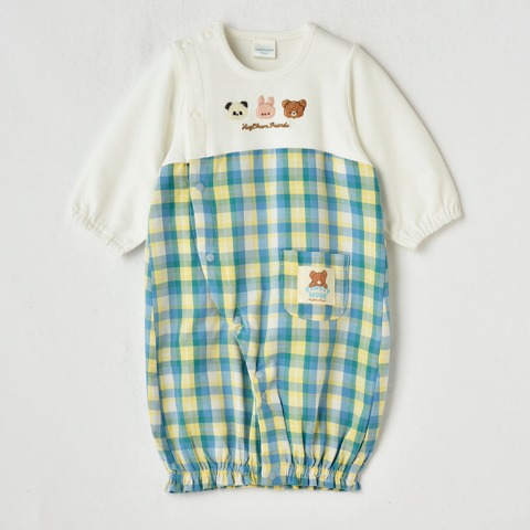 新生児　兼用ドレス（50～70cm・HugChumFriends）