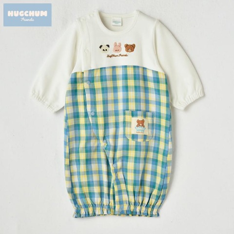 新生児　兼用ドレス（50～70cm・HugChumFriends）