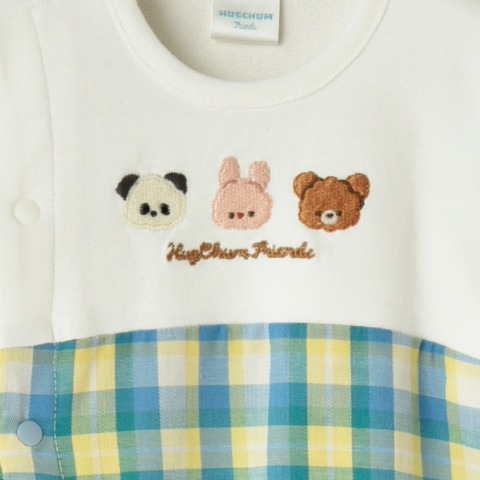 新生児　兼用ドレス（50～70cm・HugChumFriends）