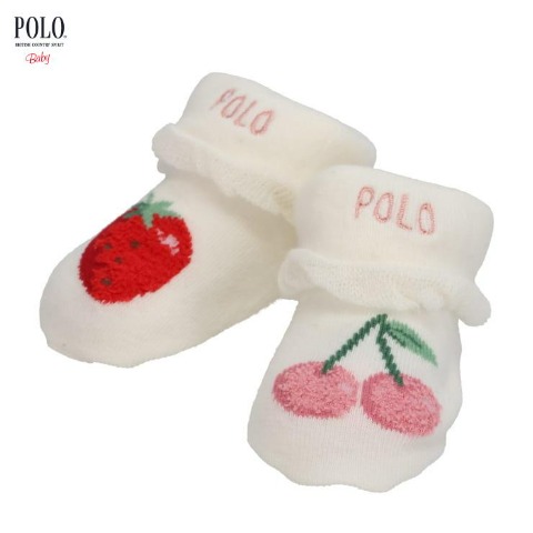 新生児　ソックス（7-11cm・POLO BCS Baby）