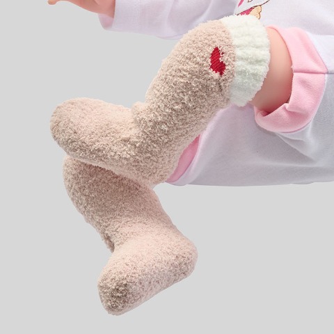 新生児　ハイソックス（7~9cm・Cottoli）