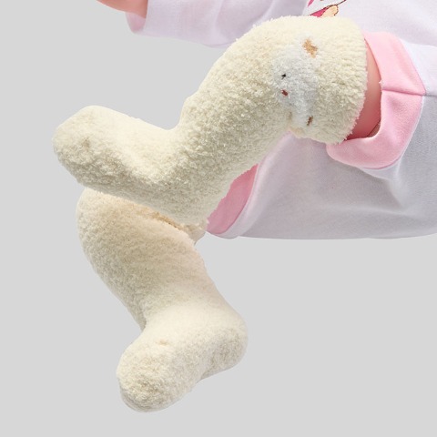 新生児　ハイソックス（7~9cm・Cottoli）