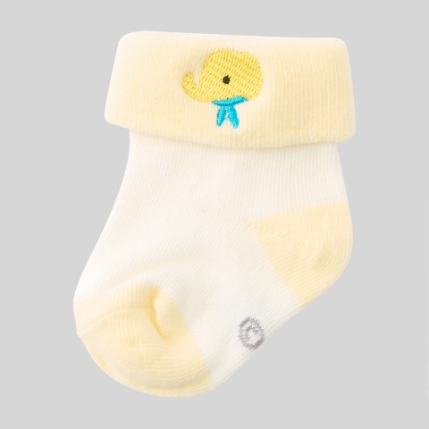 新生児　クルーソックス（7～9cm・ペネロペ）
