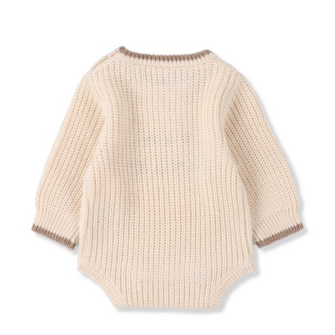 ベビー　長袖ロンパス（70・80cm・tete a tete）