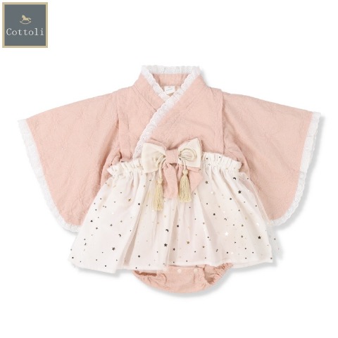 ベビー　袴ロンパス (70・80cm　Cottoli)