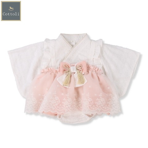 ベビー　袴ロンパス (70・80cm　Cottoli)