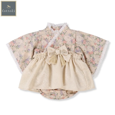 ベビー　袴ロンパス (70・80cm　Cottoli)