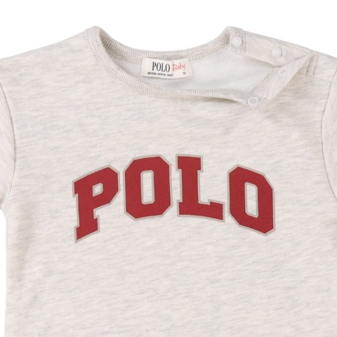 ベビー　長袖ロンパス（70・80㎝・POLO BCS Baby）