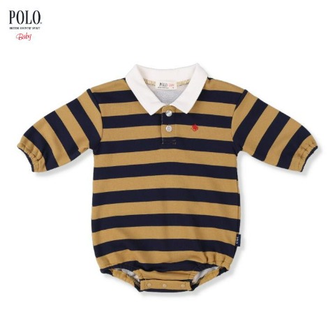 ベビー　長袖ロンパス（70・80㎝・POLO BCS Baby）
