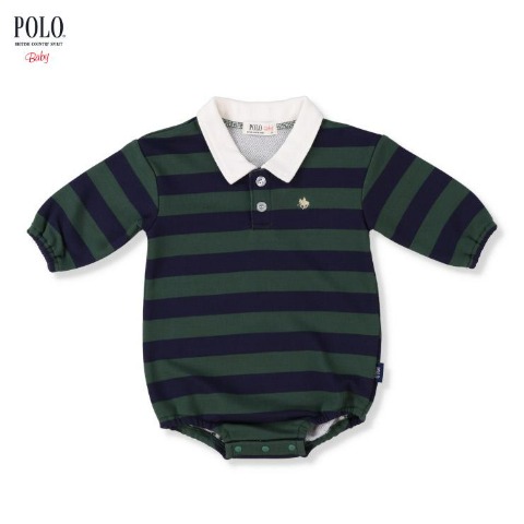ベビー　長袖ロンパス（70・80㎝・POLO BCS Baby）