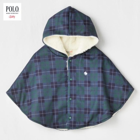 ベビー　ポンチョ（70～80㎝・POLO BCS Baby）