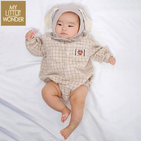 ベビー　長袖ロンパス（70・80cm・MY LITTLE WONDER/zensta）